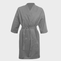 Зображення  Захисний халат-кімоно темно-сірий водостійкий р. M-L Nibano 4904.DGML, Розмір: M-L, Цвет: темно-сірий