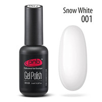Изображение  Гель-лак для ногтей PNB Gel Polish 8 мл, № 001, Объем (мл, г): 8, Цвет: 001