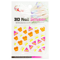 Зображення  Наклейки 3D для дизайну нігтів Nail Accessory — YGYY017