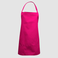 Зображення  Фартух укорочений з 3 кишенями малина Nibano 2003.HP-0