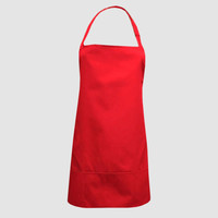 Зображення  Фартух укорочений з 3 кишенями червоний Nibano 2003.RE-0
