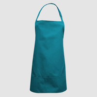 Зображення  Фартух укорочений з 3 кишенями темна бірюзовий Nibano 2003.TL-0