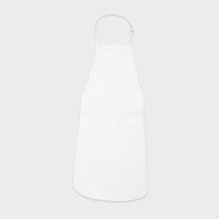 Изображение  Детский фартук белый р. 2-6 лет Nibano 2083-0