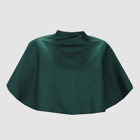 Зображення  Накидка для макіяжу темно-зелена водостійка Nibano 4908.BG-0