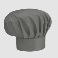 Зображення  Дитяча шапка шеф-кухаря сіра Nibano 6610.GR-0, Цвет: сірий