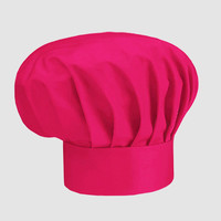 Изображение  Шапка шеф-повара малина Nibano 6600.HP-0, Цвет: малина
