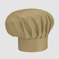 Зображення  Дитяча шапка шеф-кухаря капучіно Nibano 6610.CA-0, Цвет: капучино