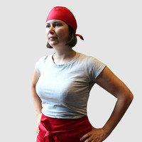 Зображення  Бандана червона Nibano 6700.RE-0, Цвет: червоний