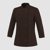 Зображення  Кітель жіночий довгий рукав коричневий р. S Nibano 4101.BR-1, Розмір: S, Цвет: коричневий