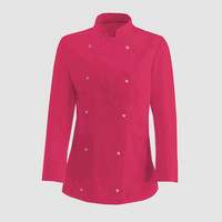 Зображення  Кітель жіночий довгий рукав кораловий р. L Nibano 4101.CO-3, Розмір: L, Цвет: кораловий