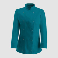 Зображення  Кітель жіночий довгий рукав бірюзовий р. 2XL Nibano 4101.TL-5, Розмір: 2XL, Цвет: бірюзовий