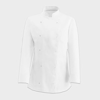 Зображення  Кітель жіночий довгий рукав білий р. M Nibano 4101.WH-2, Розмір: M, Цвет: білий