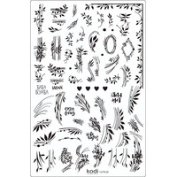 Изображение  Пластина для стемпинга Kodi Stemping "Plus size" №13 (9,5х14,5 см)
