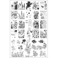 Изображение  Пластина для стемпинга Kodi Stemping "Plus size" №18 (9,5х14,5 см)