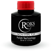 Зображення  Матовий топ без липкого шару Roks Matte Top No Wipe, 50 мл, Об'єм (мл, г): 50