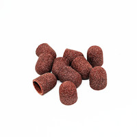 Изображение  Набор колпачков для педикюра Kodi диаметр 13 мм заокругленный цилиндр 80 грит 10 шт/уп