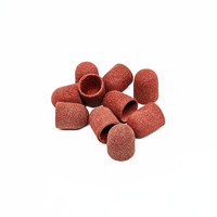 Изображение  Набор колпачков для педикюра Kodi диаметр 13 мм заокругленный цилиндр 150 грит 10 шт/уп