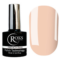 Изображение  Камуфлирующая база для гель-лака Roks Rubber Base French №07R, 12 мл, Объем (мл, г): 12, Цвет: 007R