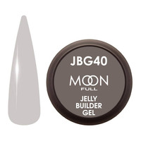 Изображение  Гель-желе для наращивания Moon Full Jelly Builder Gel №JBG40 светлый серо-коричневый, 30 мл, Объем (мл, г): 30, Цвет: JBG40