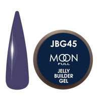 Изображение  Гель-желе для наращивания Moon Full Jelly Builder Gel №JBG45 темно синий, 30 мл, Объем (мл, г): 30, Цвет: JBG45
