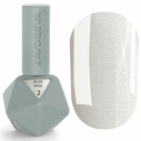 Зображення  Камуфлююча база для нігтів Victoria Avdeeva Nude Base 2 молочний відтінок із шимером, 12 мл, Об'єм (мл, г): 12, Колір: 02