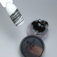 Зображення  Гель-павутинка Victoria Avdeeva Spider Gel Black чорний, 8 г , Об'єм (мл, г): 8, Колір: Black
