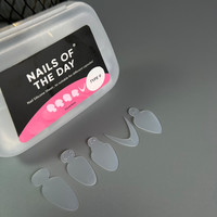 Зображення  Силіконові трафарети для верхніх форм Nails of the Day French tips guide Type 9, 60 шт