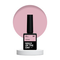 Зображення  Nails of the Day Cover Base New Formula 09 - нюдова камуфлююча база для нігтів, 10 мл, Об'єм (мл, г): 10, Колір: 09