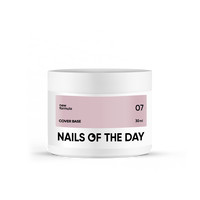 Зображення  Nails of the Day Cover base New Formula 07 — латте камуфлююча база для нігтій, 30 мл, Об'єм (мл, г): 30, Колір: 07