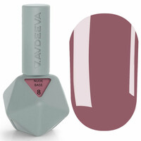 Изображение  Камуфлирующая база для ногтей Victoria Avdeeva Nude Base 8 изысканный пылевой розовый, 12 мл, Объем (мл, г): 12, Цвет: 08