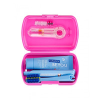 Изображение  Дорожный набор для брекетов Curaprox Be You Travel Set Ortho Pink
