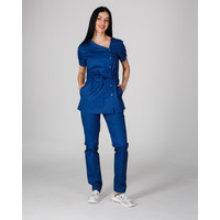 Изображение  Медицинский костюм женский Наоми сапфир р. 52, "БЕЛЫЙ ХАЛАТ" 331-360-679, Размер: 52, Цвет: сапфир