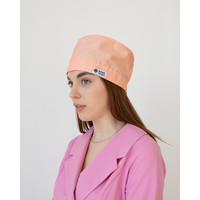 Изображение  Медицинская шапочка персиковая, "БЕЛЫЙ ХАЛАТ" 169-338-758, Цвет: персиковый