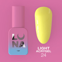 Зображення  Рідкий гель моделюючий для нігтів LUNAMoon Light Acrygel №24, 13 мл, Об'єм (мл, г): 13, Колір: 24
