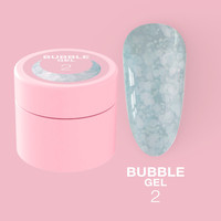 Изображение  Гель с блестками для ногтей LUNAMoon Bubble Gel №2, 5 мл, Объем (мл, г): 5, Цвет: 02