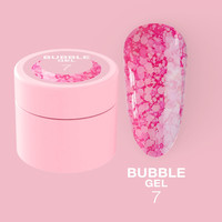 Изображение  Гель с блестками для ногтей LUNAMoon Bubble Gel №7, 5 мл, Объем (мл, г): 5, Цвет: 07