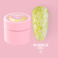 Изображение  Гель с блестками для ногтей LUNAMoon Bubble Gel №8, 5 мл, Объем (мл, г): 5, Цвет: 08