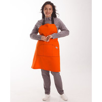 Зображення  Професійний водовідштовхувальний фартух Верона помаранчевий, "БІЛИЙ ХАЛАТ" 173-498-909