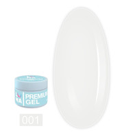 Зображення  Гель для нарощування нігтів LUNAMoon Premium Gel №1, 30 мл, Об'єм (мл, г): 30, Колір: 01