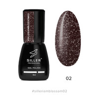 Зображення  Гель-лак для нігтів Siller Blossom №02, 8 мл, Об'єм (мл, г): 8, Колір: 02