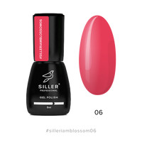 Зображення  Гель-лак для нігтів Siller Blossom №06, 8 мл, Об'єм (мл, г): 8, Колір: 06
