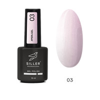 Зображення  Гель для нігтів Siller Pearl Gel №03, 15 мл, Об'єм (мл, г): 15, Колір: 03