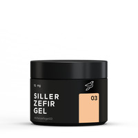 Зображення  Гель для нігтів Siller Zefir Gel №03, 15 мл, Об'єм (мл, г): 15, Колір: 03