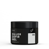 Зображення  Гель для нігтів Siller Zefir Gel №09, 15 мл, Об'єм (мл, г): 15, Колір: 09