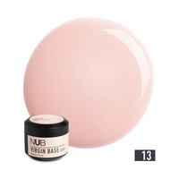 Зображення  База камуфлююча каучукова для гель-лаку NUB Virgin Base Coat №13, 30 мл, Об'єм (мл, г): 30, Колір: 13