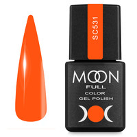 Зображення  Гель-лак для нігтів Moon Full Color Gel Polish №SC531 жовтогорячий, 8 мл, Об'єм (мл, г): 8, Колір: SC531