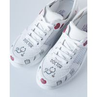 Изображение  Обувь медицинская женская кроссовки с открытой пяткой Doctor PU подошва р. 36, "БЕЛЫЙ ХАЛАТ" 347-324-849, Размер: 36, Цвет: doctor