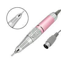 Зображення  Ручка для фрезера Premium ZS 711/717 65 Вт 35 000 об (5 канальний роз'єм), рожева