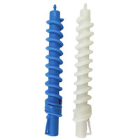 Изображение  Спиральные бигуди для химической завивки TICO Professional (300407) Ø10.3 мм белые-синие, 12 шт