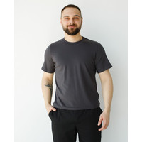 Зображення  Медична базова футболка чоловіча графіт р. 2XL, "БІЛИЙ ХАЛАТ" 500-503-924, Розмір: 2XL, Цвет: графіт